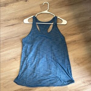 lululemon athletica Heathered Blue Tank Top Size 10